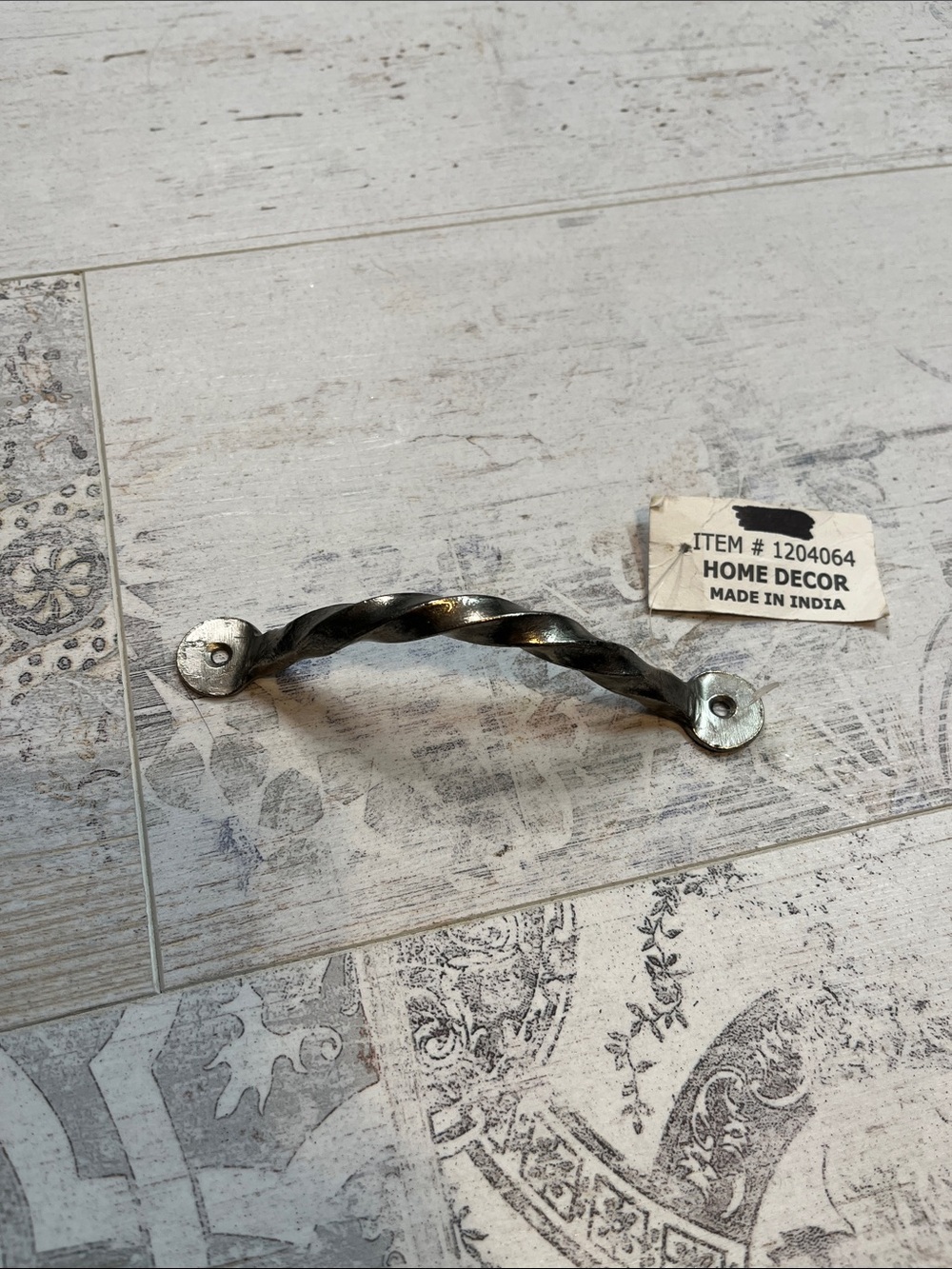 Hobby Lobby Sliver Metal Twist Handle